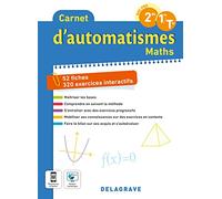 Carnet d’automatismes mathématiques Bac Pro (2022) - Cahier élève