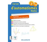 Carnet d’automatismes mathématiques Bac Pro (2022) - Cahier élève - Patrick Huaumé - Delagrave - broché - Scolaire / Universitaire