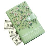 Carnet d Épargne | Défi Économies 100 Enveloppes 3D Peinture à l Huile - Portefeuille Portatif Organisateur Finances Dépenses Paiements Factures Outil Épargne Maison pour Adultes