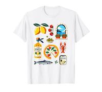 Carnet d’Été Italien Limoncello & Fruits de Mer T-Shirt