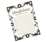 Carnet d'activités de recherche de mots avec matériaux en papier recyclé offrant un plaisir vert loin des écrans numériques