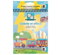 Carnet D'activités Réutilisable Transports 14,3 X 17,8 Cm 16 Pages