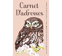 Carnet D'adresses: Carnet Adresse Répertoire Alphabetique De Poche Petit Format Chouette