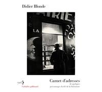 Carnet d'adresses de quelques personnages fictifs de la littérature