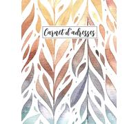 Carnet d'adresses: Répertoire alphabétique A4 téléphonique et d'adresses.