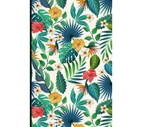 Carnet d'adresses: Répertoire téléphonique alphabétique, A à Z, Pour + de 400 contacts, Cahier répertoire à compléter, Petit format, Motif Tropical, 14x22 cm.