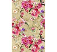 Carnet d'adresses: Répertoire téléphonique alphabétique, A à Z, Pour + de 400 contacts, Cahier répertoire à compléter, Couverture rigide, Petit format, Motif Fleur, 14x22 cm.