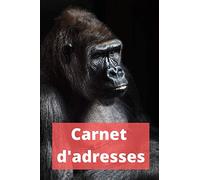 Carnet d'adresses: Répertoire téléphonique alphabétique singe gorille animaux sauvages