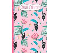 Carnet d'adresses: Répertoire téléphonique avec sommaire, A à Z | Caractères gras pour plus de visibilité et de facilité | Format A5, carnet pratique | Original Paresseux | 196 entrées