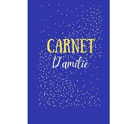 CARNET D'AMITIÉ: Journal d'amis | Cahier pré-rempli | Cadeau à offrir | Mon carnet d'amitié | Carnet amitié | Livre à remplir par les amis | Journal de bord à compléter | 15,24x22,86cm