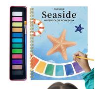 Carnet D'Aquarelle Pour Adultes Guide D Initiation Portable Et Facile