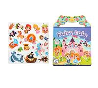 Carnet d'autocollants pour | Livre de Jeu Calme avec Autocollants | Livre d'Autocollants de Scènes - pour de 0 à 3 Ans Garçon Fille Jeune Étudiant Voyage École Salle de Jeu