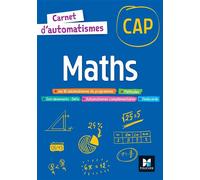 Carnet d'automatismes - Maths CAP - Ed 2023 - Livre élève - Fabien Auchère - Foucher - broché - Scolaire / Universitaire