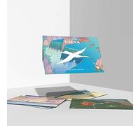 Carnet de 10 cartes postales - Le monde d'edena (by Moebius)