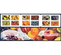 Carnet de 12 timbres 20g - Timbre Poste Autocollant Neuf - Lettre verte - Validité permanente - Timbres Poste France planche - Etiquette autocollante France - Pour colis, enveloppe bulle