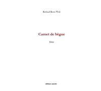Carnet de bègue - Richard Roos-Weil - Unicite - broché - Poésie