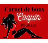 Carnet de bons coquin pour lui: Bons pour couple - cadeau coquin pour lui - chéquier coquin