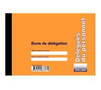 Carnet de bons de délégation pour DELEGUES DU PERSONNEL