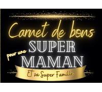 Carnet de bons Maman et Famille: 50 coupons pré-remplis à offrir et 5 coupons vierge à personnaliser | Cadeau maman anniversaire, Noël, Fêtes des mères | Format 20,95 x 15,24 cm