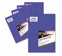 Carnet de bord A5 Avery Zweckform - registre de trajet approuvé, 80 pages, preuve de kilométrage