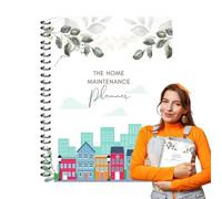Carnet de bord d'entretien de la maison, planificateur de rénovation mensuel, tableau transparent pour les mises à niveau de la maison, outil d'organisation, accessoire de gestion immobilière pour pro