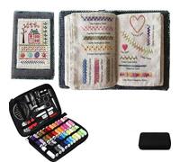 Carnet de broderie créatif pour tous - Manuel de techniques artisanales | Convient aux débutants | Plus de 86 méthodes | Loisirs créatifs à domicile