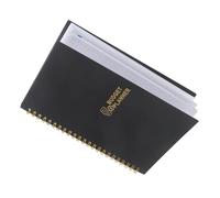 Carnet de Budget Quotidien Mensuel Noir en Papier pour Finances