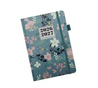 Carnet de calendrier hebdomadaire et mensuel 2026 pour planificateur de planification détaillé, agenda de journal, planificateur de travail, organisateurs de tâches ergonomiques
