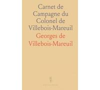 Carnet de Campagne du Colonel de Villebois-Mareuil