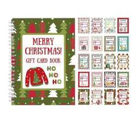 Carnet de Cartes Cadeaux de Noël - Carnet de Cartes de Vœux Noël,Organisateur de de Vœux pour Fils Amis Filles Hommes Jeunes Ados Fille Famille | Pour Fils Famille Fille Amis Adolescents Jeunes