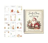 Carnet de cartes cadeaux de Noël Carnet de Messages de Bénédictions de | Carnet à offrir avec une carte cadeau de Noël pour Hommes, Femmes, , Mari, Petit Ami, Petite Amie, Ados, Maman, Le père Noël