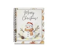 Carnet de cartes cadeaux de Noël Carnet de Messages de Bénédictions de | Carnet à offrir avec une carte cadeau de Noël pour Hommes, Femmes, , Mari, Petit Ami, Petite Amie, Ados, Bonhomme de neige