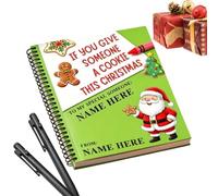 Carnet De Cartes Cadeaux Noël Album À Pour Messages De Vœux Festifs