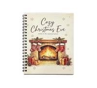 Carnet de cartes de Noël pour adultes Carnet de Bénédictions et Salutations | Carnet à offrir avec une carte cadeau de Noël pour Hommes, Femmes, , Mari, Petit Ami, Petite Amie, Ados, Maman Cheminée