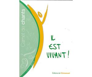 Carnet de chants il est vivant Petit format