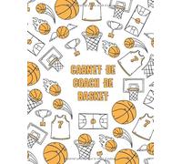 Carnet de Coach de Basket: | 102 pages, 21,6 cm x 27,9 cm | Idée de cadeau pour ton coach de basket