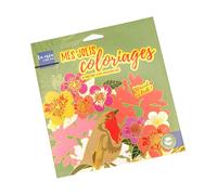 Carnet de coloriage avec foil Thème Nature 16 pages