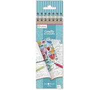 Clairefontaine Carnet de coloriage Graffy Bookmark – Mandala/Fleurs – 24 marque-pages – Dès 8 ans