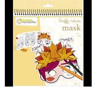 Carnet de coloriage - AVENUE MANDARINE - Pop Mask - 12 feuilles - Papier 250g - Dès 5 ans