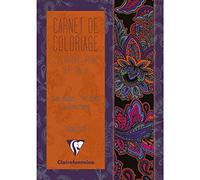 Clairefontaine - Carnet de coloriage Adultes 14,8x23cm Modèle : Bollywood G