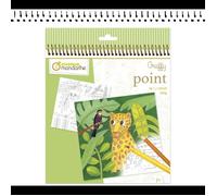 Carnet de coloriage Graffy Point - Jungle - 24 coloriages