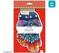 Carnet de coloriage Graffy Shape - Oiseaux - 24 pages G