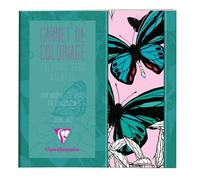 CLAIREFONTAINE Carnet de coloriage pour adultes, 36P 20x20cm Papillon G