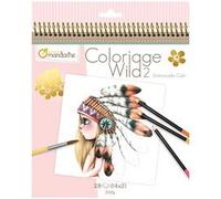 Carnet de coloriage Wild 2 - Ivoire