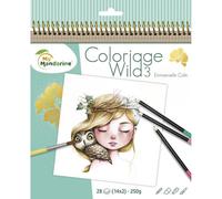 Carnet de coloriage Wild 3 - Vert