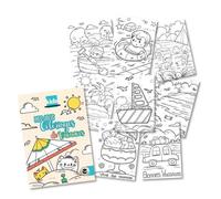 Carnet de coloriages vacances - 24 pages - 21 x 29,7 cm