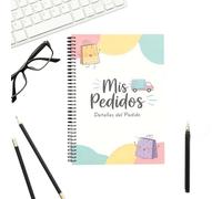 Carnet de commande de vente - Carnet de suivi des ventes espagnol, carnet de notes de commande avec pages durables, accessoires d'affaires avec disposition pratique pour serveurs, serveurs, petites