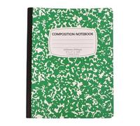 Carnet de composition à lignes larges, 100 pages de papier épais de 25,9 x 18,3 cm, pour l'école, la salle de classe, le bureau, le travail, les devoirs, la planification