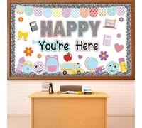 Carnet de composition, tableau d'affichage pour la rentrée scolaire, carnet décoratif pour salle de rayons, papier crayon, découpe pour enseignant, bienvenue à l'école, retour à la salle de