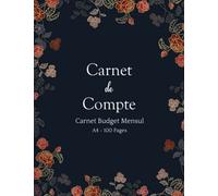 Carnet de Compte: Livre De Compte,Livre des recettes et dépenses,Carnet budget mensuel